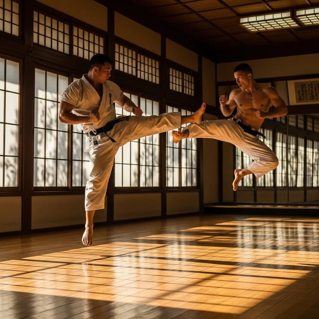 Uchi-komi en kyokushin : Exercices pour améliorer ses frappes de jambe